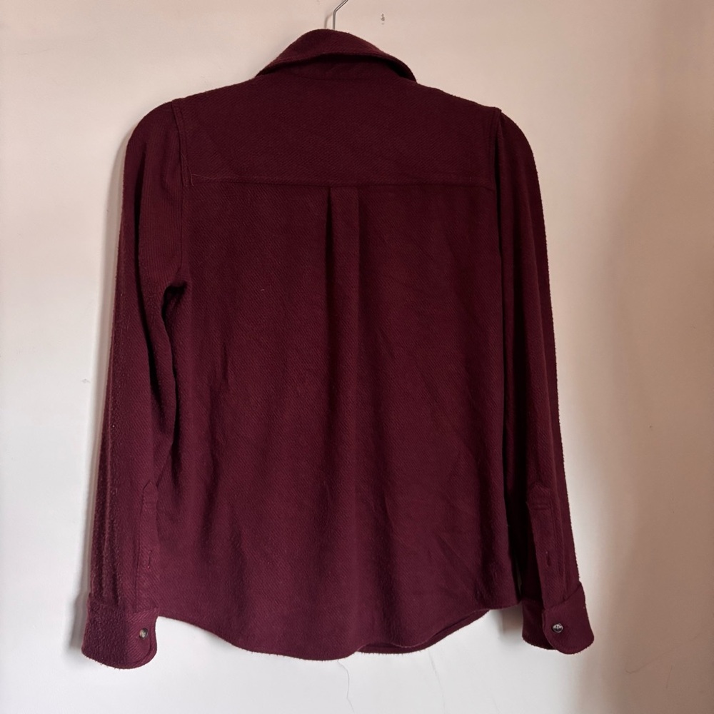 Faherty Deep Red Button Down Shirt - image 4